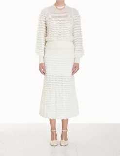 New ZIMMERMANN Luminosity Scallop Sweater