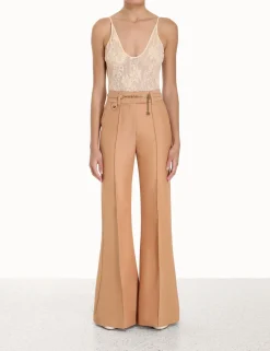 Best ZIMMERMANN Luminosity Scoop Neck Bodysuit