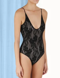 Sale ZIMMERMANN Luminosity Scoop Neck Bodysuit
