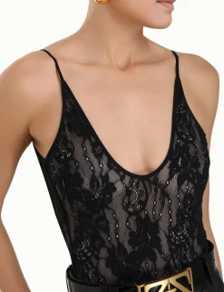 Sale ZIMMERMANN Luminosity Scoop Neck Bodysuit