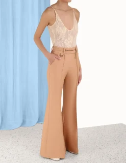 Best ZIMMERMANN Luminosity Scoop Neck Bodysuit
