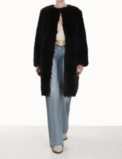 Discount ZIMMERMANN Luminosity Shearling Coat