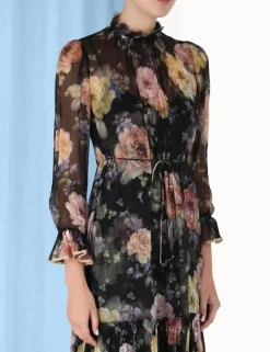 Clearance ZIMMERMANN Luminosity Tubular Midi Dress