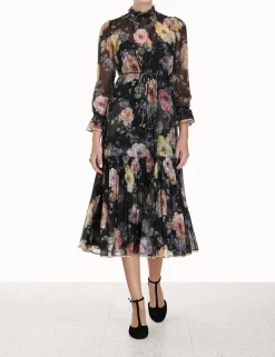 Hot ZIMMERMANN Luminosity Tubular Midi Dress