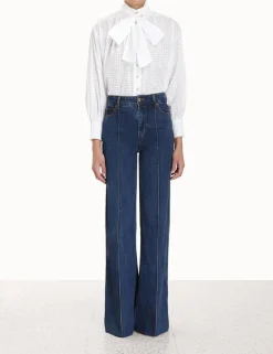 Best ZIMMERMANN Luminosity Tunic Blouse