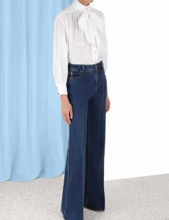 Best ZIMMERMANN Luminosity Tunic Blouse
