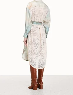 Outlet ZIMMERMANN Luminosity Twill Lace Dress