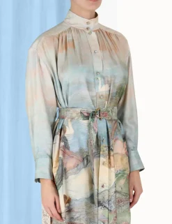 Outlet ZIMMERMANN Luminosity Twill Lace Dress