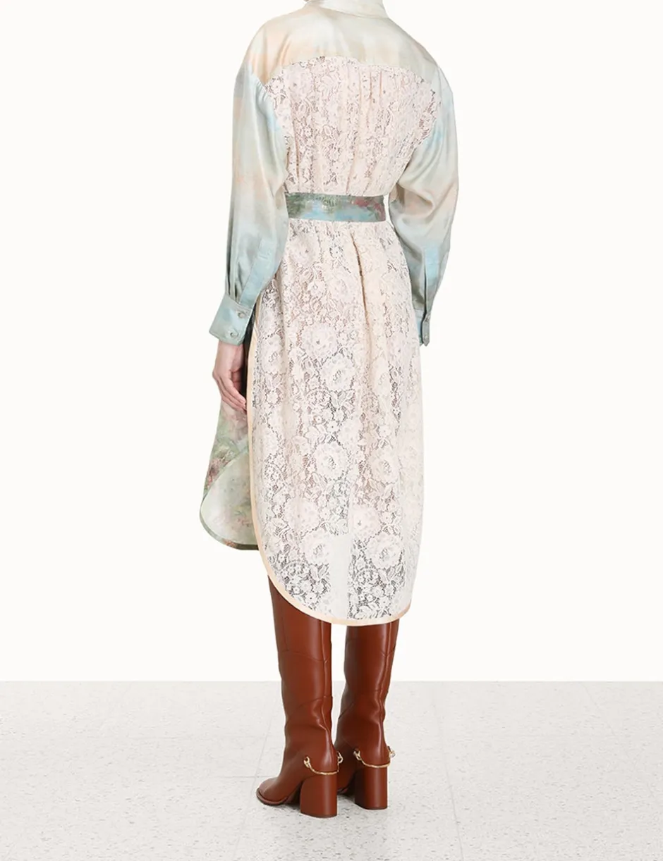 Discount ZIMMERMANN Luminosity Twill Lace Dress