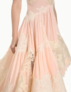 Online ZIMMERMANN Luminosity Velvet Lace Midi