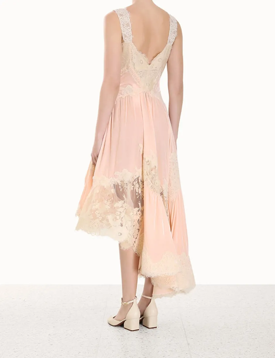Outlet ZIMMERMANN Luminosity Velvet Lace Midi