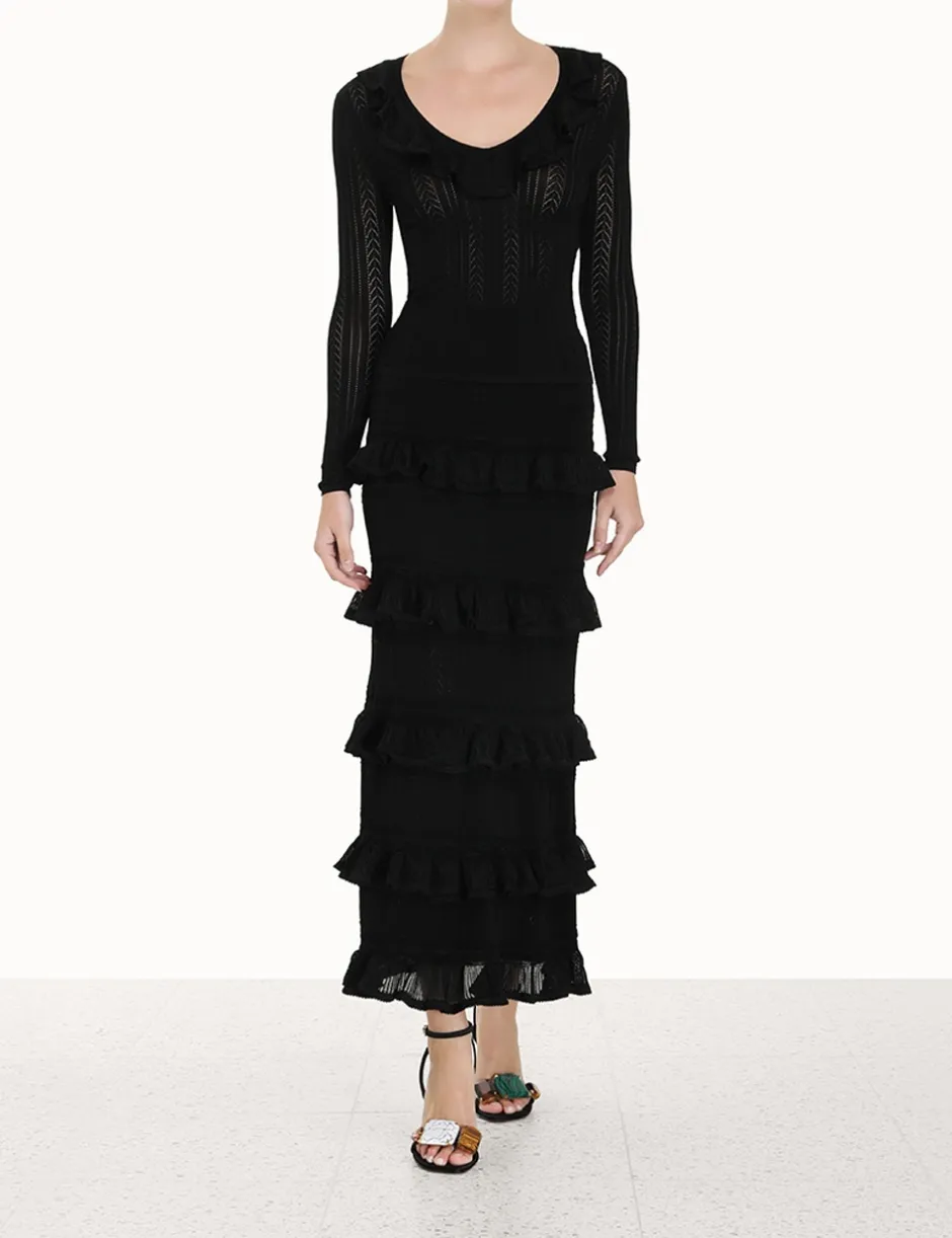 Outlet ZIMMERMANN Luminosity V-Neck Ruffle Top