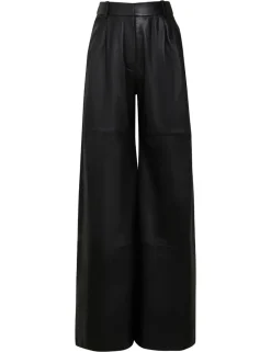 Discount ZIMMERMANN Luminosity Wide Leather Pant