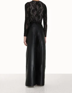 Discount ZIMMERMANN Luminosity Wide Leather Pant