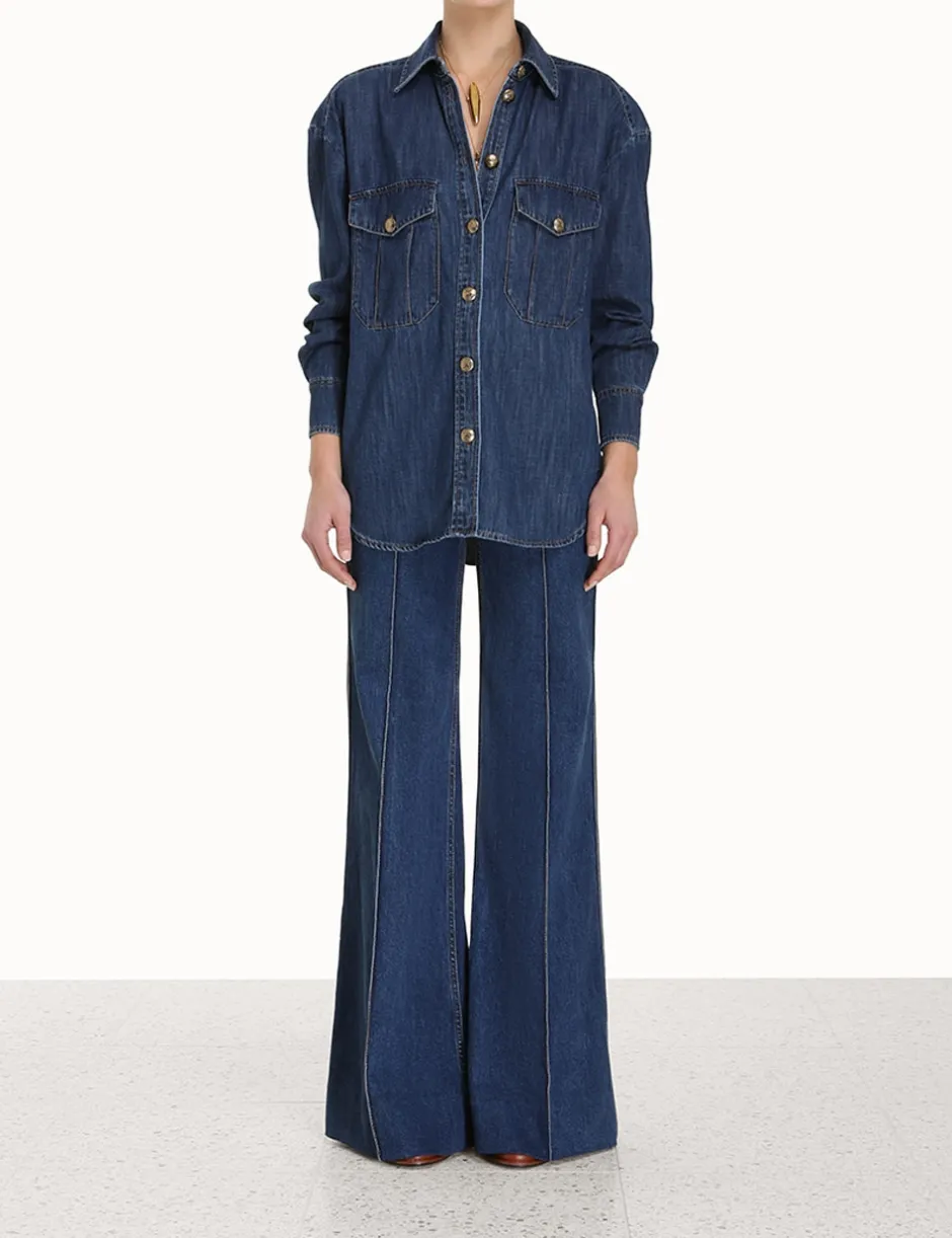 New ZIMMERMANN Luminosity Wide Leg Jean