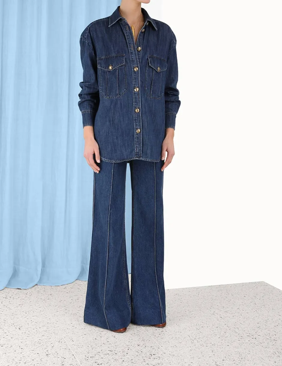 New ZIMMERMANN Luminosity Wide Leg Jean