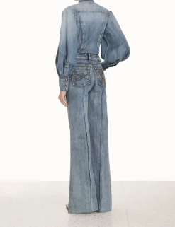 Online ZIMMERMANN Luminosity Wide Leg Jean