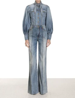 Clearance ZIMMERMANN Luminosity Wide Leg Jean
