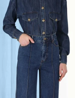 Hot ZIMMERMANN Luminosity Wide Leg Jean