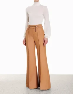 Outlet ZIMMERMANN Luminosity Wide Leg Pant