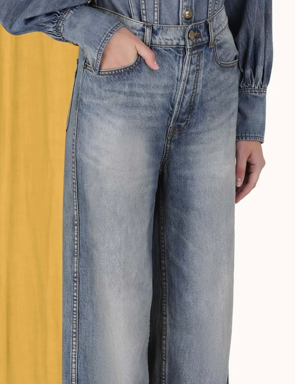 Outlet ZIMMERMANN Luminosity Wide Straight Jean