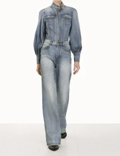 Sale ZIMMERMANN Luminosity Wide Straight Jean