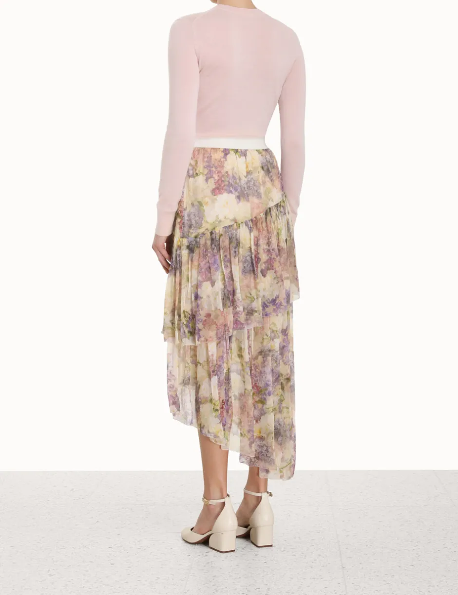 Clearance ZIMMERMANN Lyrical Asymmetric Skirt
