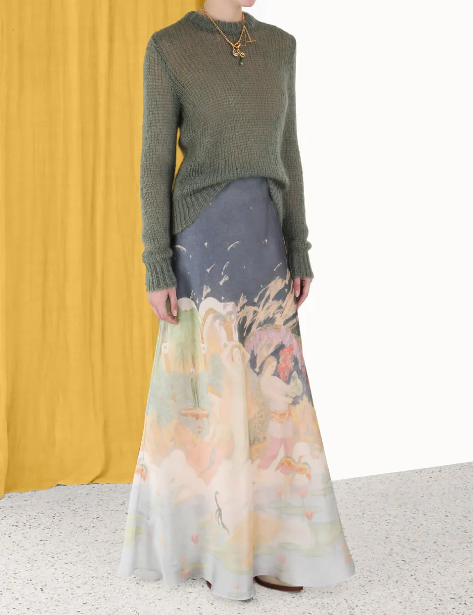 Hot ZIMMERMANN Lyrical Bias Flare Skirt