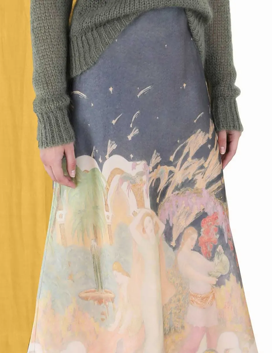 Hot ZIMMERMANN Lyrical Bias Flare Skirt