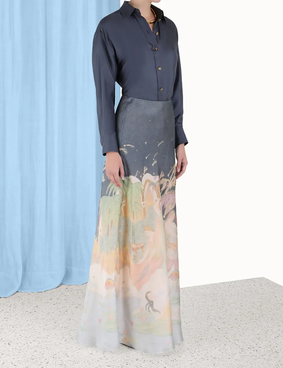 Hot ZIMMERMANN Lyrical Bias Flare Skirt