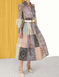 Best ZIMMERMANN Lyrical Book Print Midi Skirt