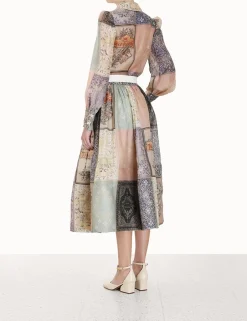 Best ZIMMERMANN Lyrical Book Print Midi Skirt