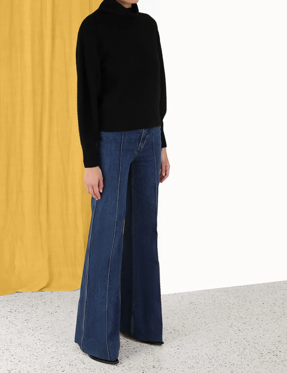 Outlet ZIMMERMANN Lyrical Brushed Wool Sweater