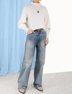 Hot ZIMMERMANN Lyrical Brushed Wool Sweater