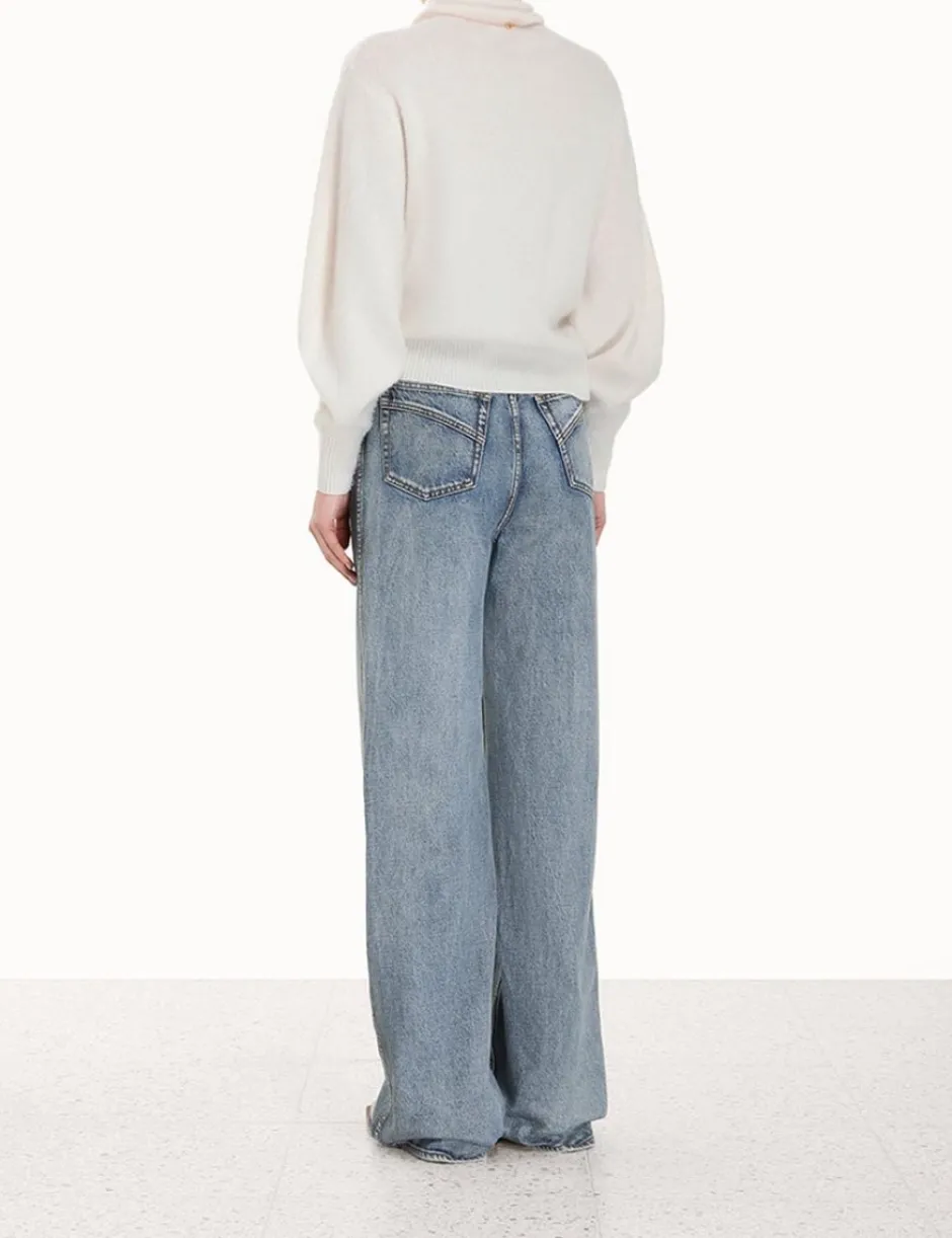 Hot ZIMMERMANN Lyrical Brushed Wool Sweater