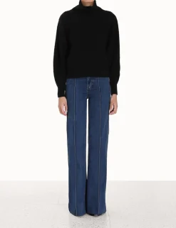 Outlet ZIMMERMANN Lyrical Brushed Wool Sweater