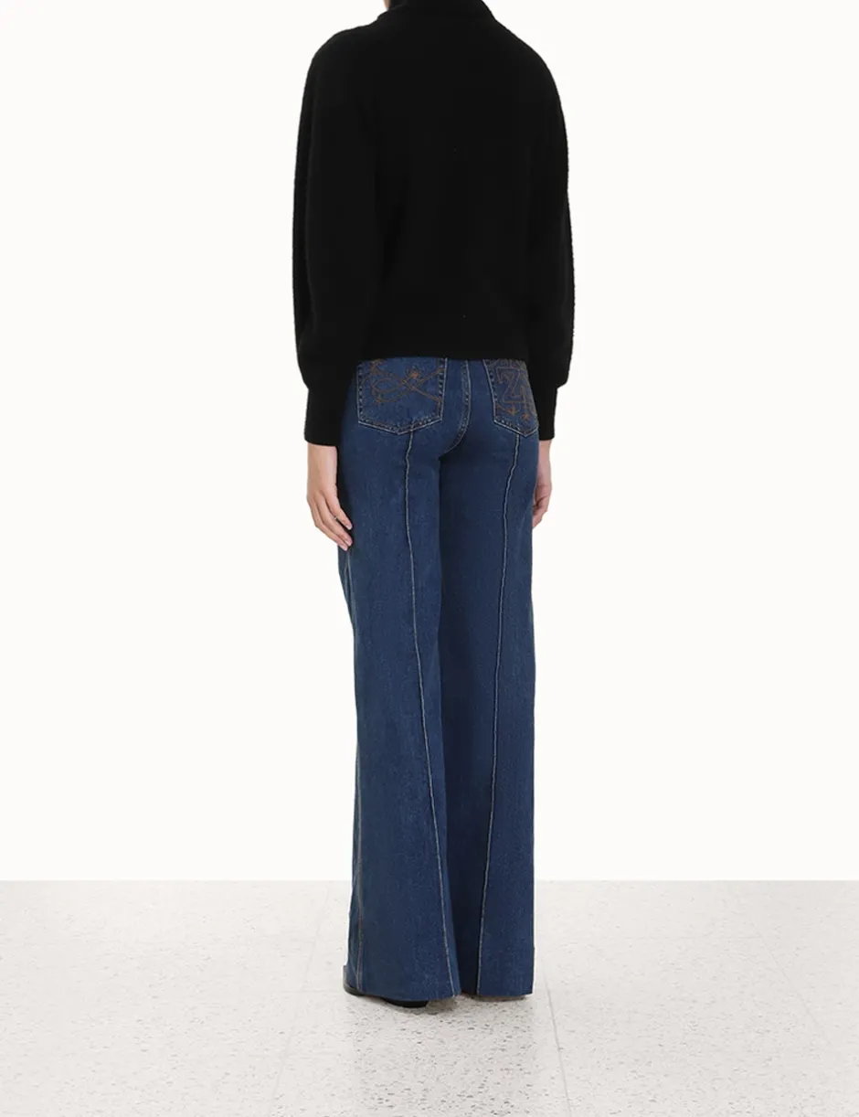 Outlet ZIMMERMANN Lyrical Brushed Wool Sweater
