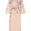 ZIMMERMANN Lyrical Buttoned Midi Dress