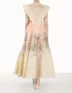 Clearance ZIMMERMANN Lyrical Corded Lace Gown