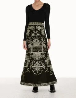 Online ZIMMERMANN Lyrical Embroidery Maxi Skirt
