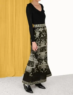 Online ZIMMERMANN Lyrical Embroidery Maxi Skirt