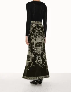 Online ZIMMERMANN Lyrical Embroidery Maxi Skirt