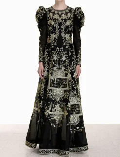 Discount ZIMMERMANN Lyrical Embroidery Midi Dress