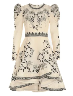 Sale ZIMMERMANN Lyrical Embroidery Mini Dress