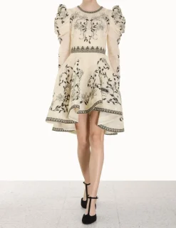 Sale ZIMMERMANN Lyrical Embroidery Mini Dress