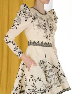 Sale ZIMMERMANN Lyrical Embroidery Mini Dress