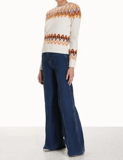 Clearance ZIMMERMANN Lyrical Fair Isle Sweater
