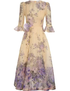 Best ZIMMERMANN Lyrical Flare Sleeve Midi
