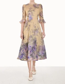 Best ZIMMERMANN Lyrical Flare Sleeve Midi