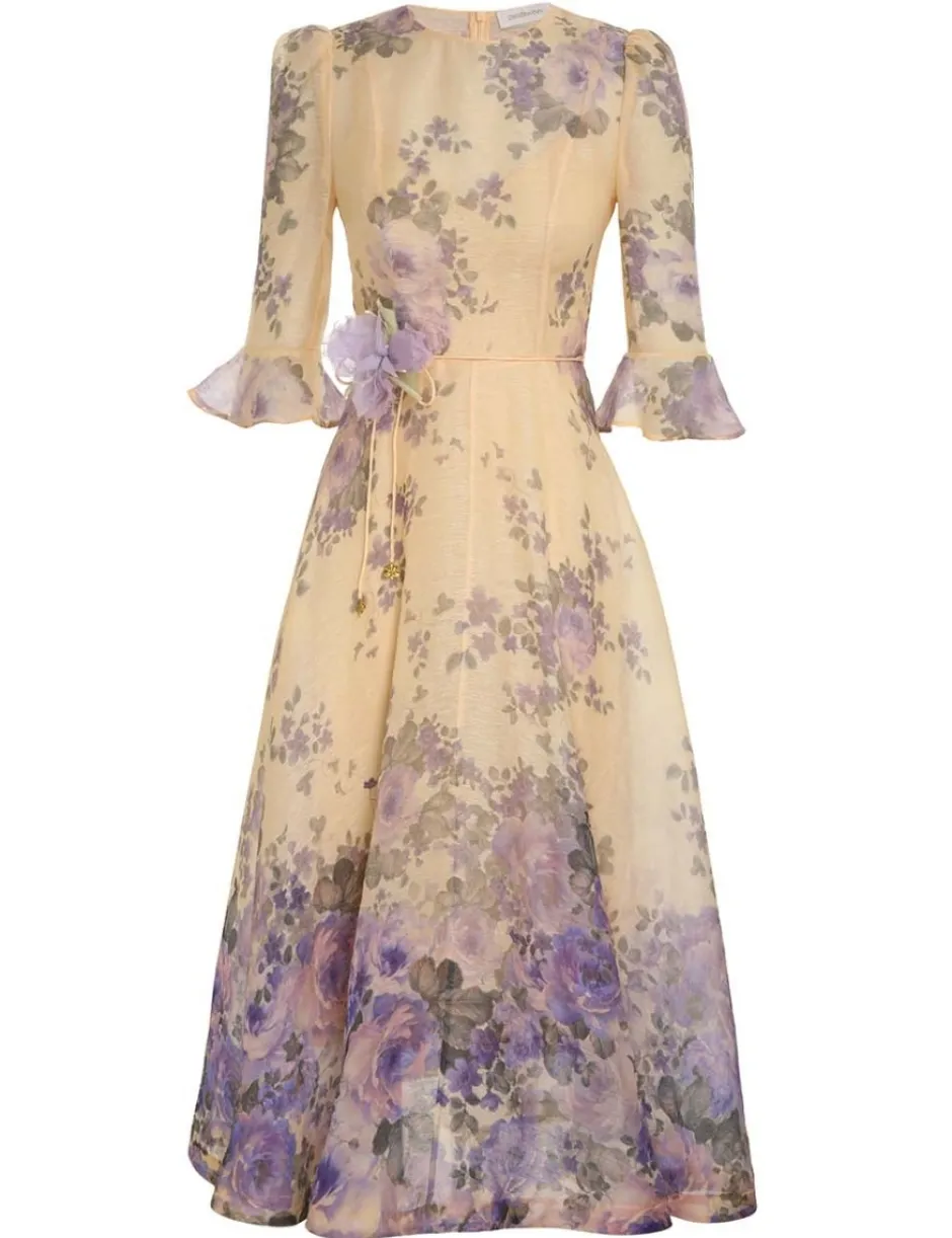 Best ZIMMERMANN Lyrical Flare Sleeve Midi